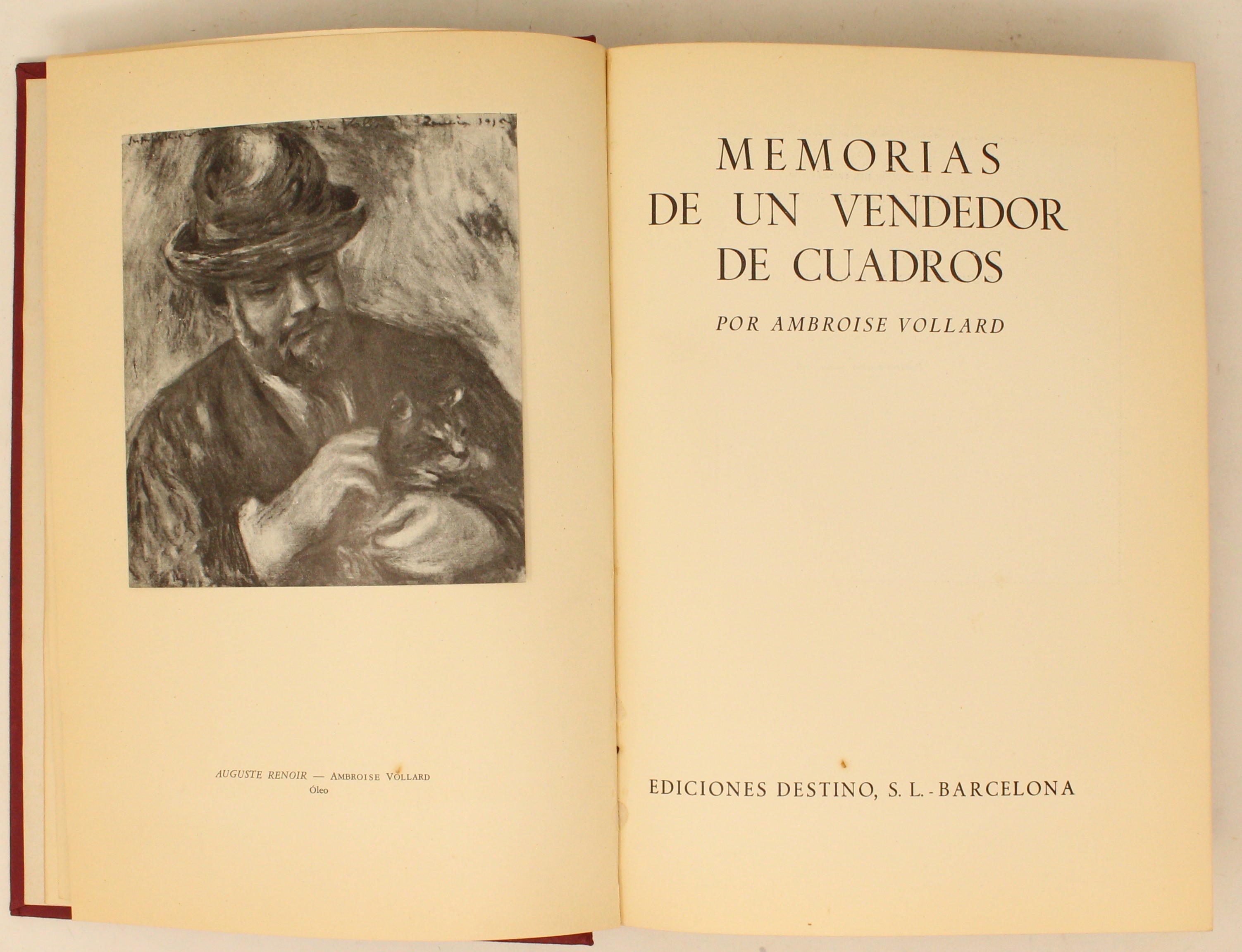 VOLARD-MEMORIAS DE UN VENDEDOR DE CUADROS