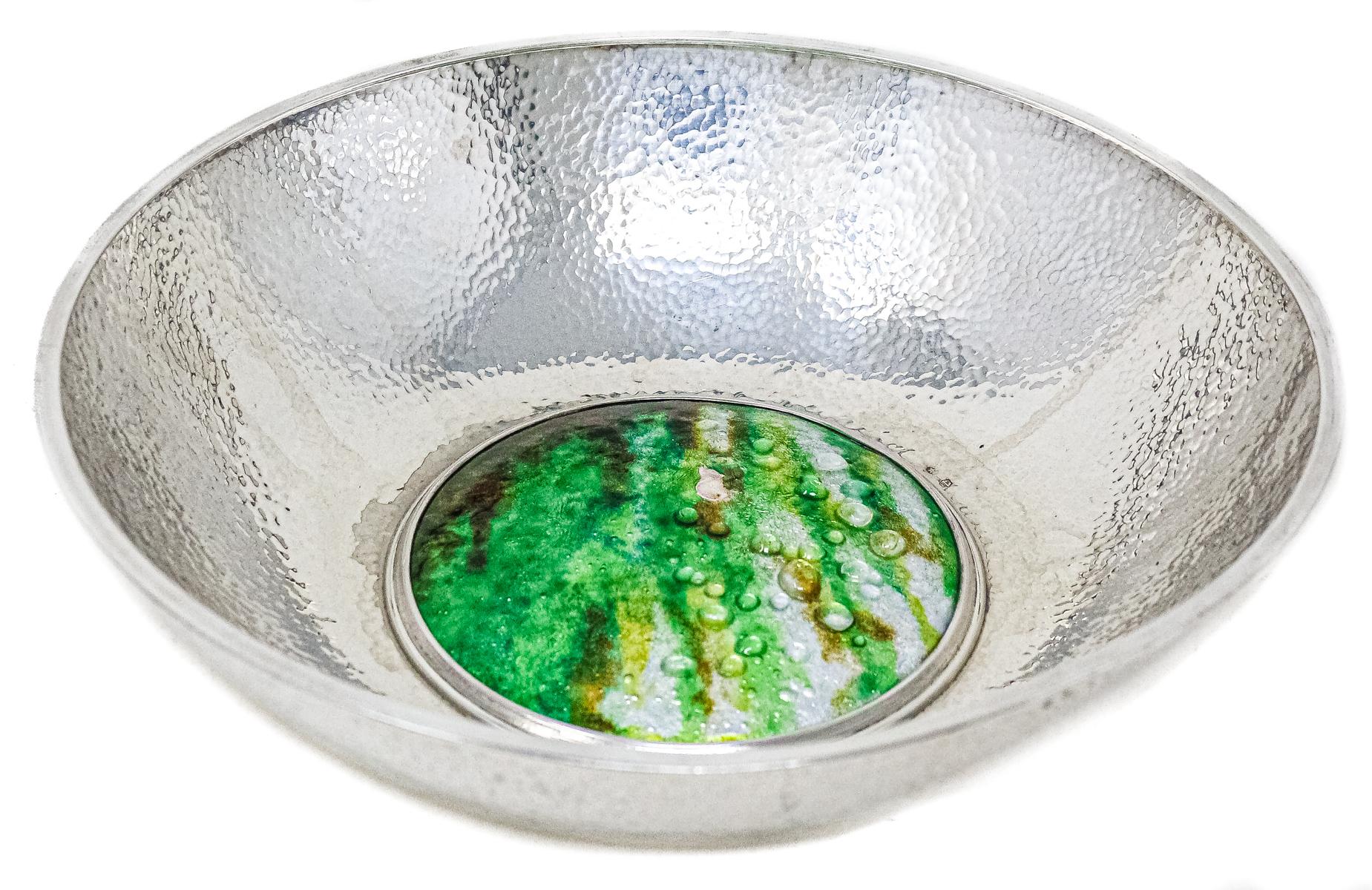 CENTRO DE MESA EN PLATA DEL ÚLTIMO TERCIO S.XX