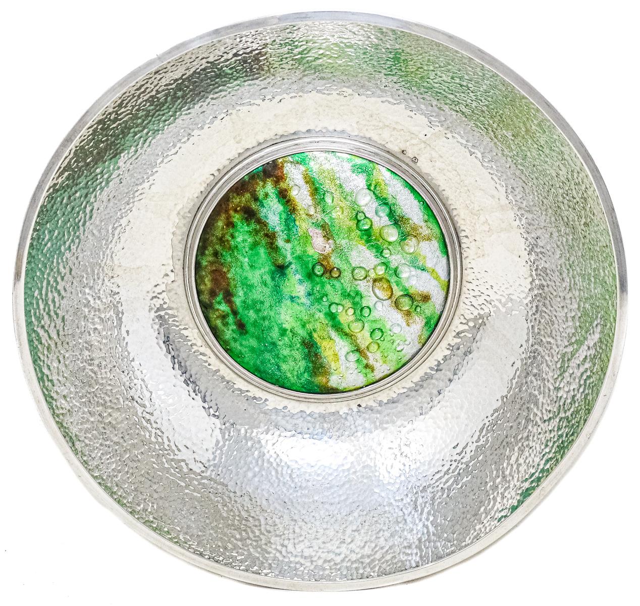 CENTRO DE MESA EN PLATA DEL ÚLTIMO TERCIO S.XX