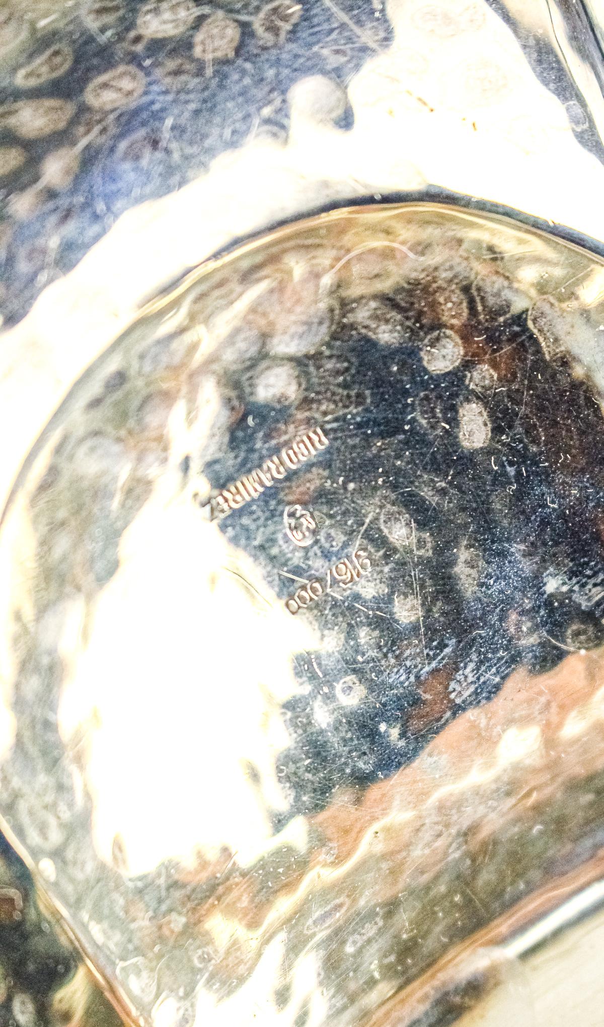 CENTRO DE MESA EN PLATA DEL PRIMER TERCIO DEL S.XX