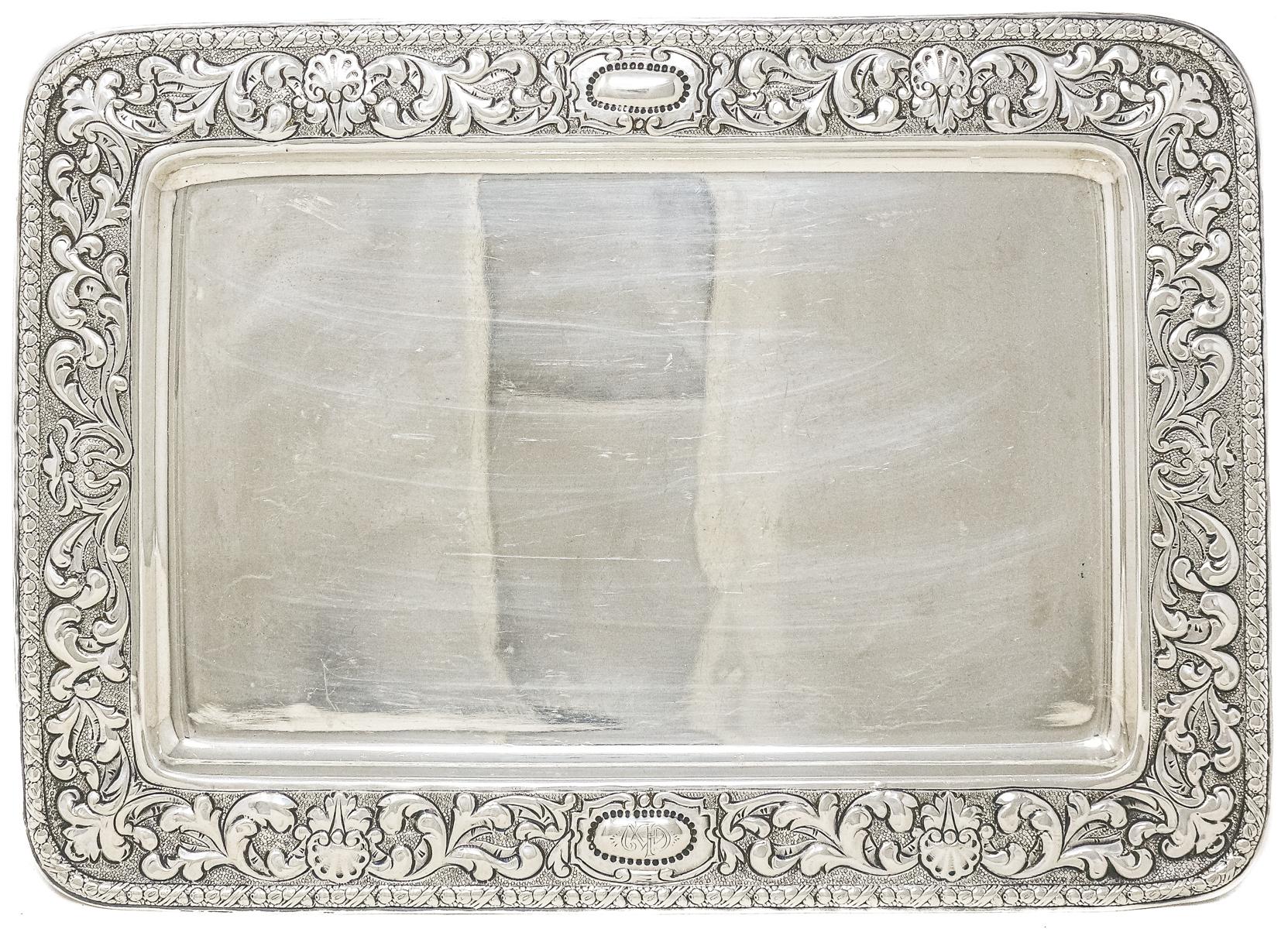 PEQUEÑA BANDEJA EN PLATA DEL PRIMER TERCIO S.XX