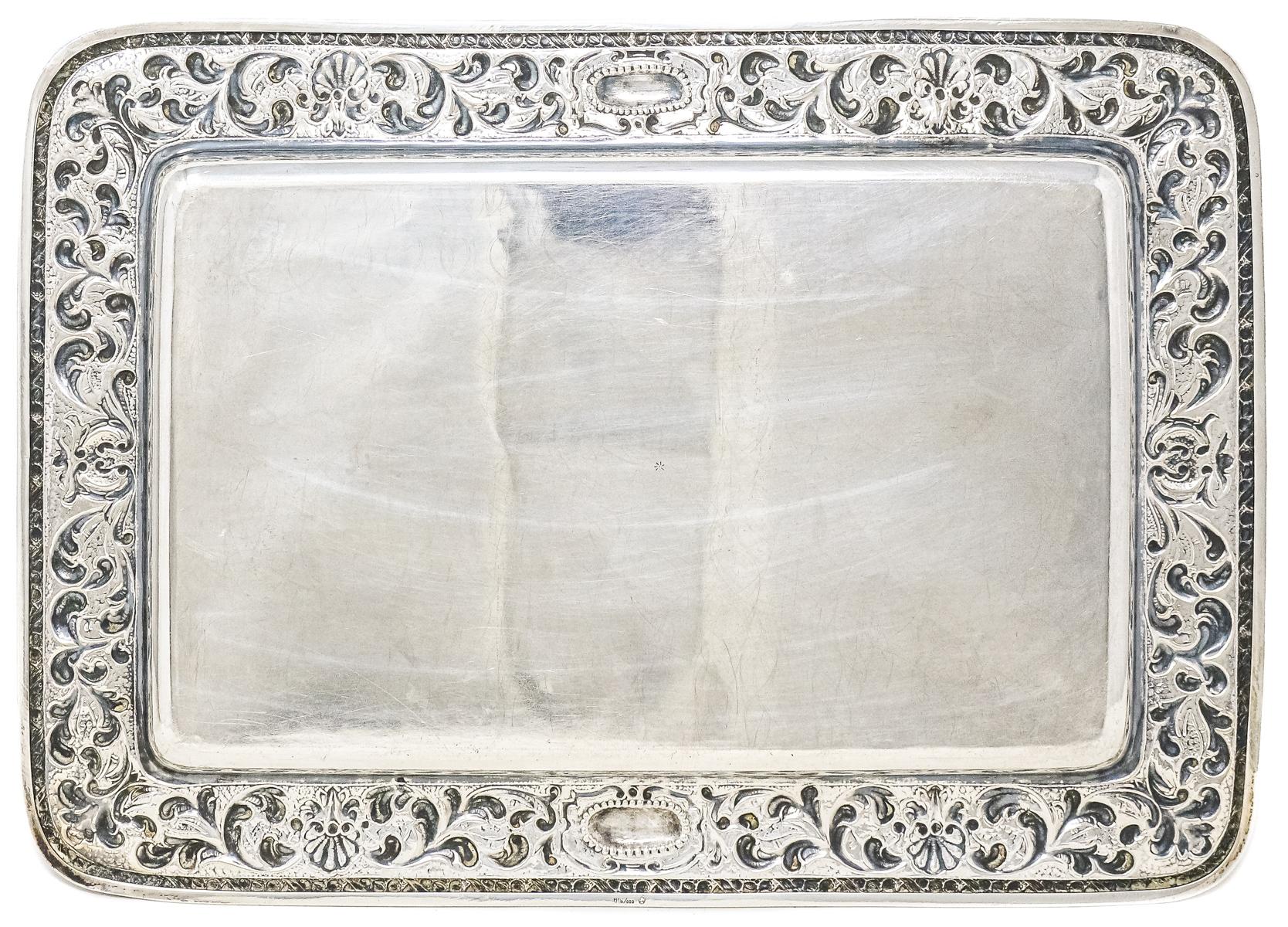 PEQUEÑA BANDEJA EN PLATA DEL PRIMER TERCIO S.XX