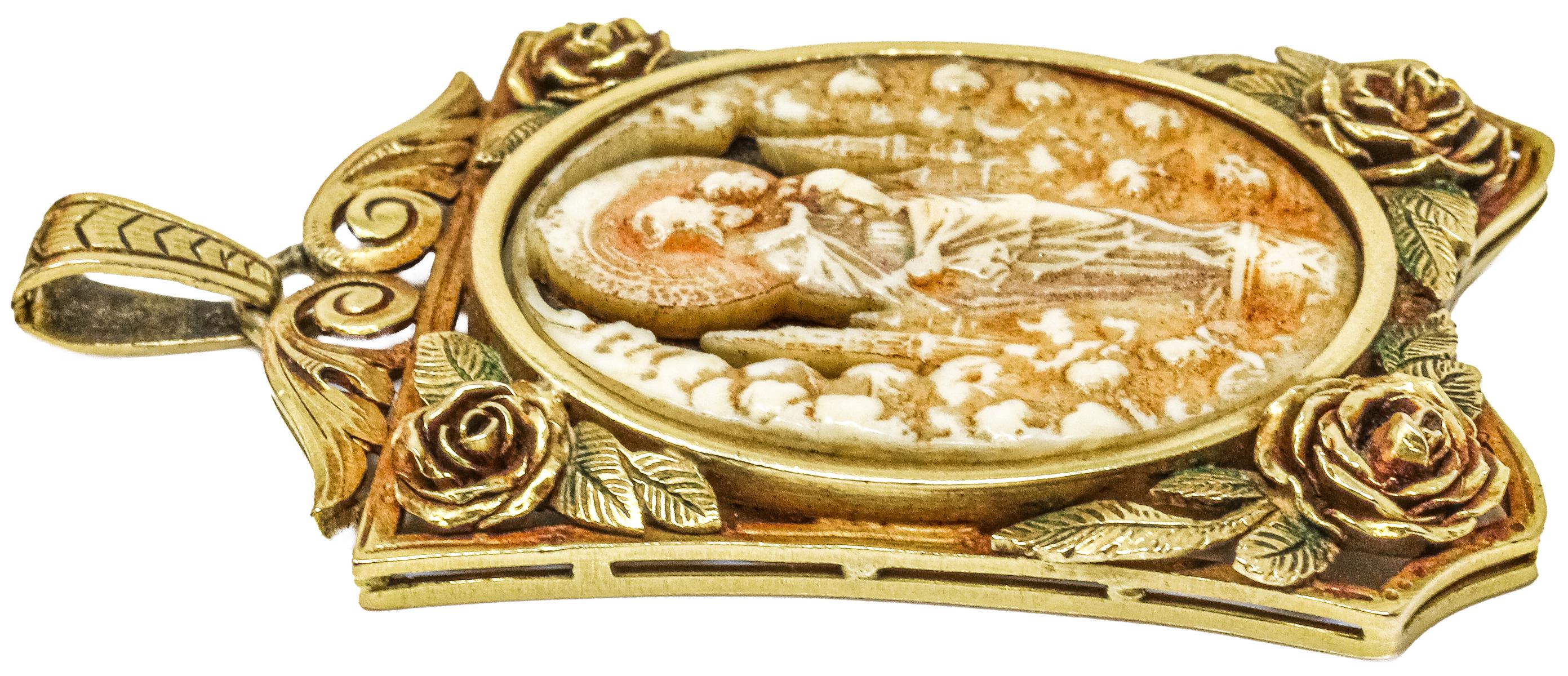 COLGANTE DEVOCIONARIO DE PPS. DEL S.XX