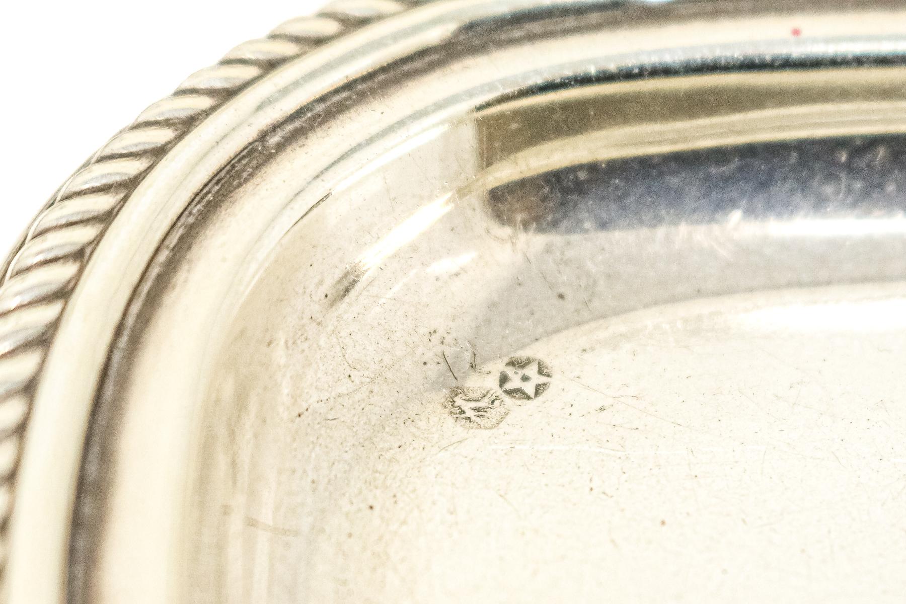 JUEGO DE TOCADOR DE PLATA DE MEDIADOS DE S. XX