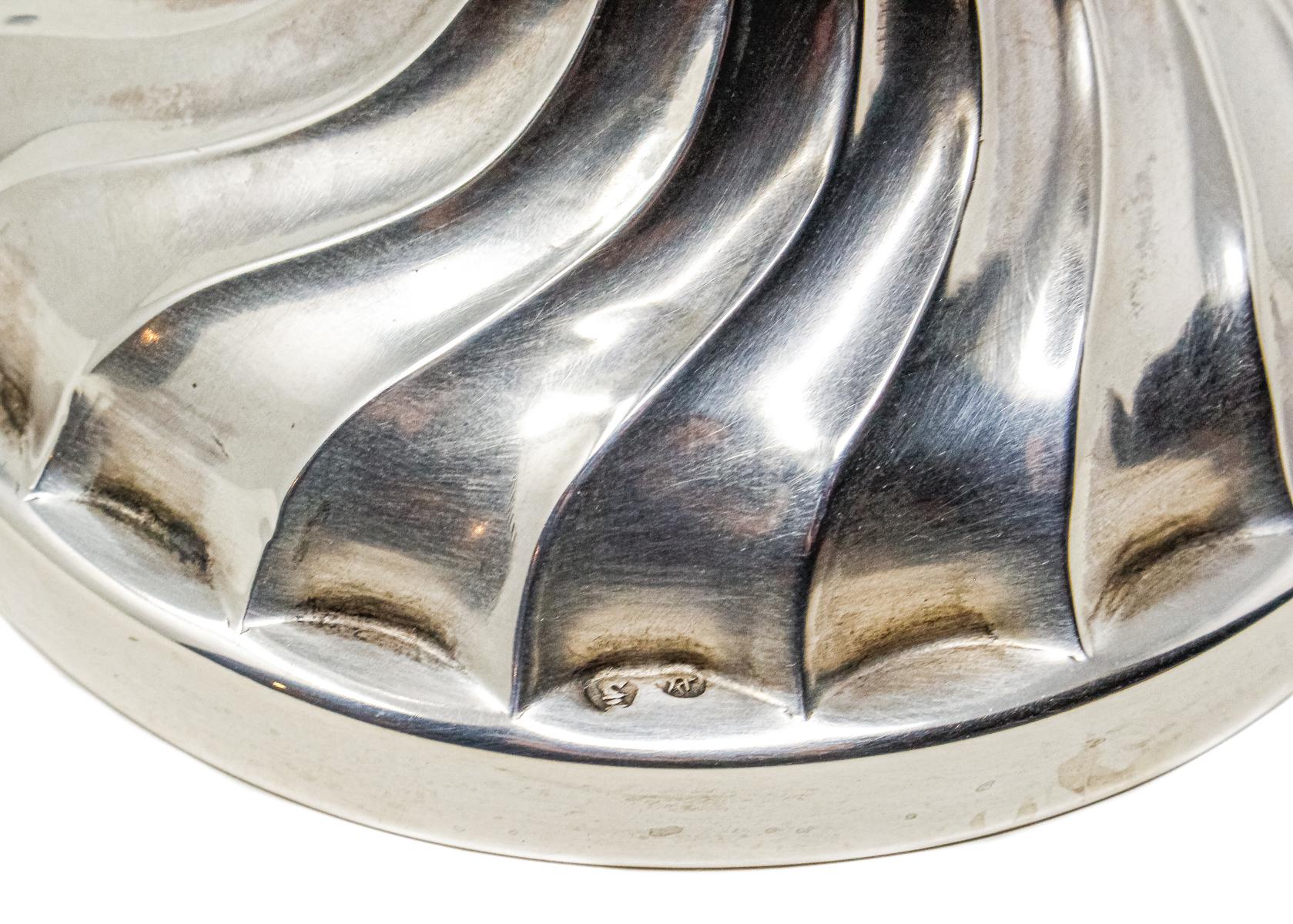 JARRA EN PLATA DEL ÚLTIMO TERCIO DEL S.XX