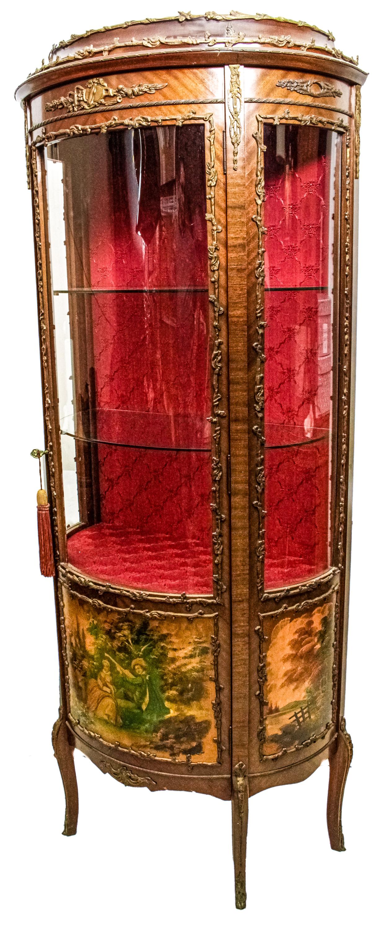 VITRINA DE ESTILO LUIS XV DEL PRIMER TERCIO DEL S.XX