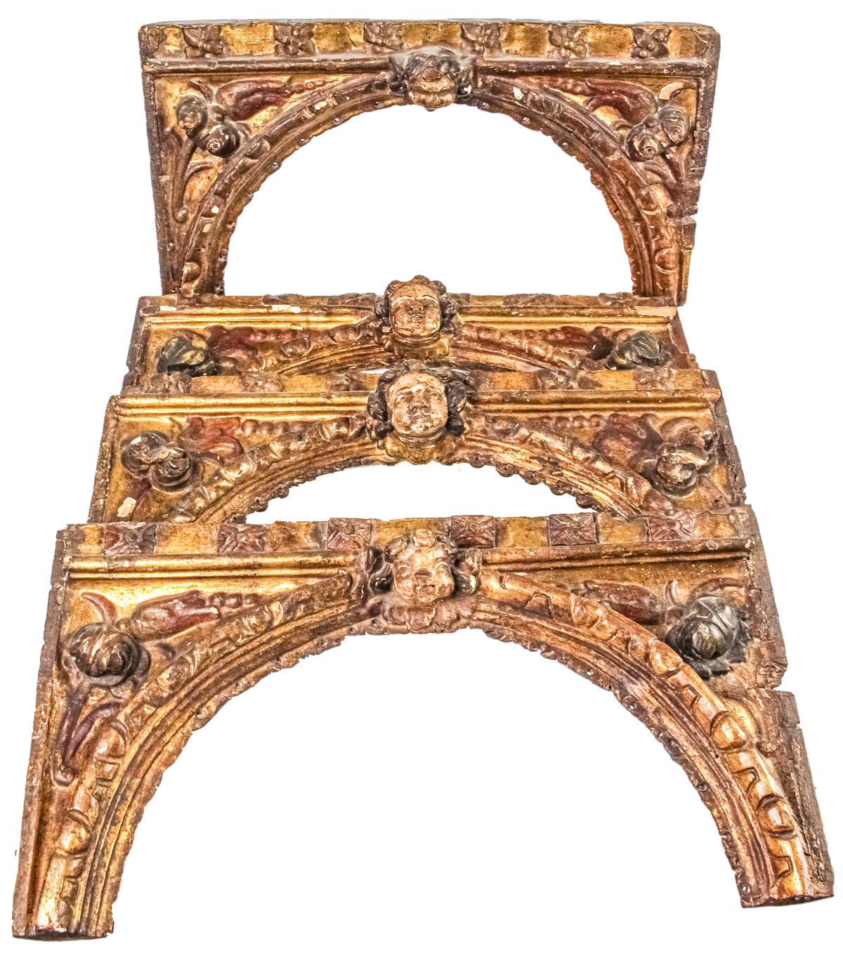 CONJUNTO DE CUATRO TALLAS DEL SIGLO XVIII
