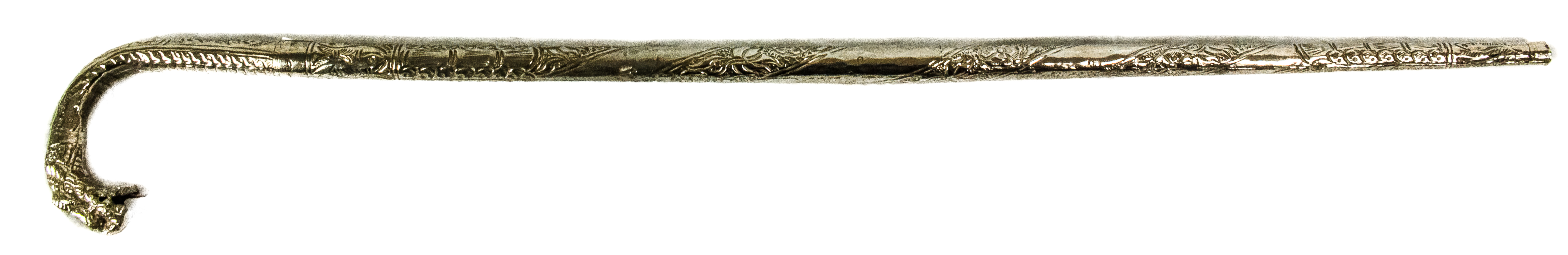 BASTÓN DE COLECCION EN METAL LABRADO