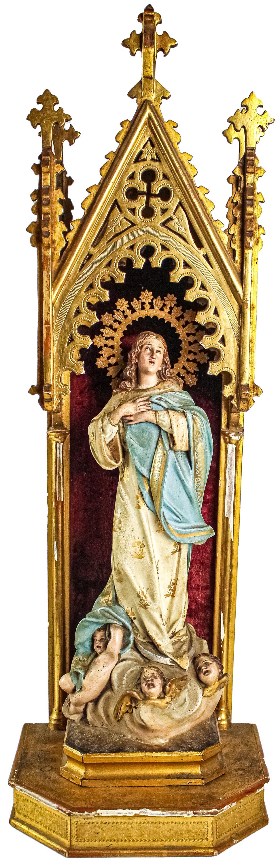 VIRGEN CON CAPILLA DE PRINCIPIOS DE S. XX