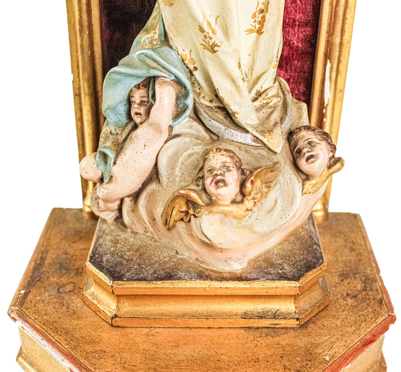 VIRGEN CON CAPILLA DE PRINCIPIOS DE S. XX