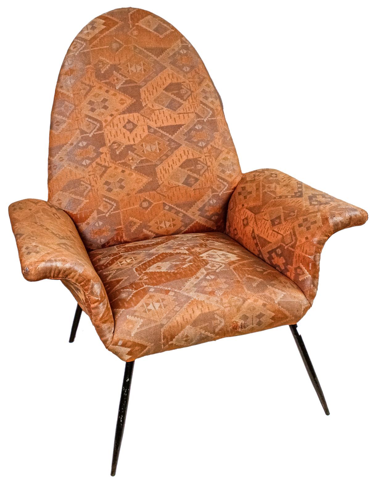 SILLÓN DE DISEÑO ITALIANO DE LOS AÑOS 60