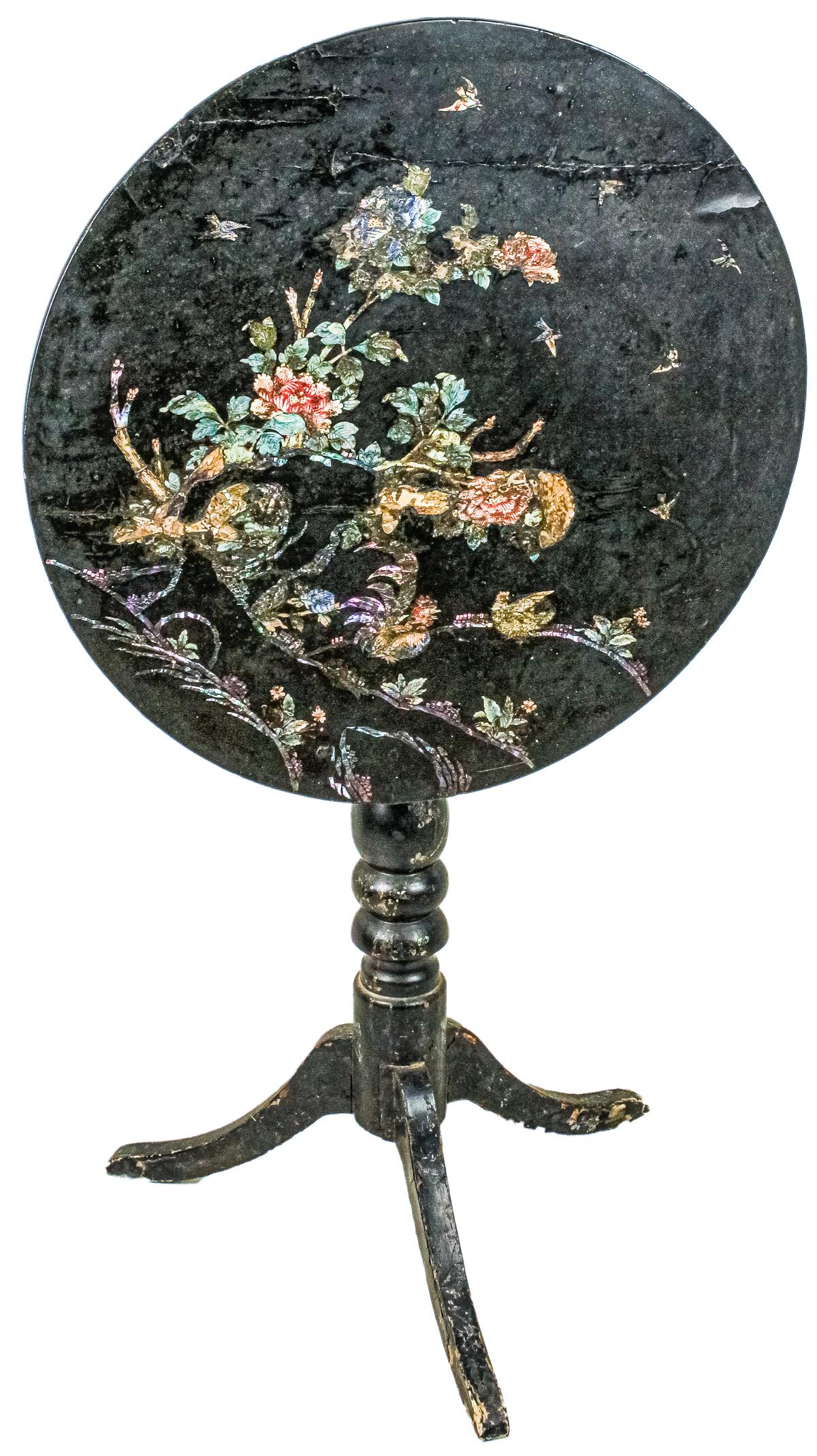 MESITA VELADOR ISABELINA DE FINALES DEL S.XIX