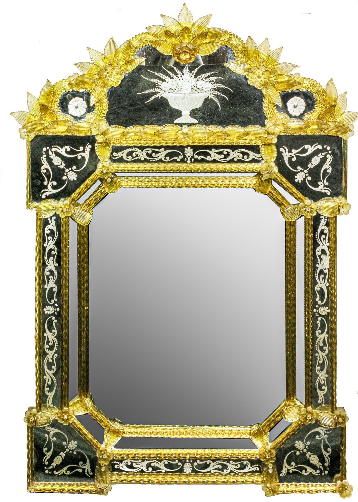 ESPEJO VENECIANO DE LA SEGUNDA MITAD DE SIGLO XX