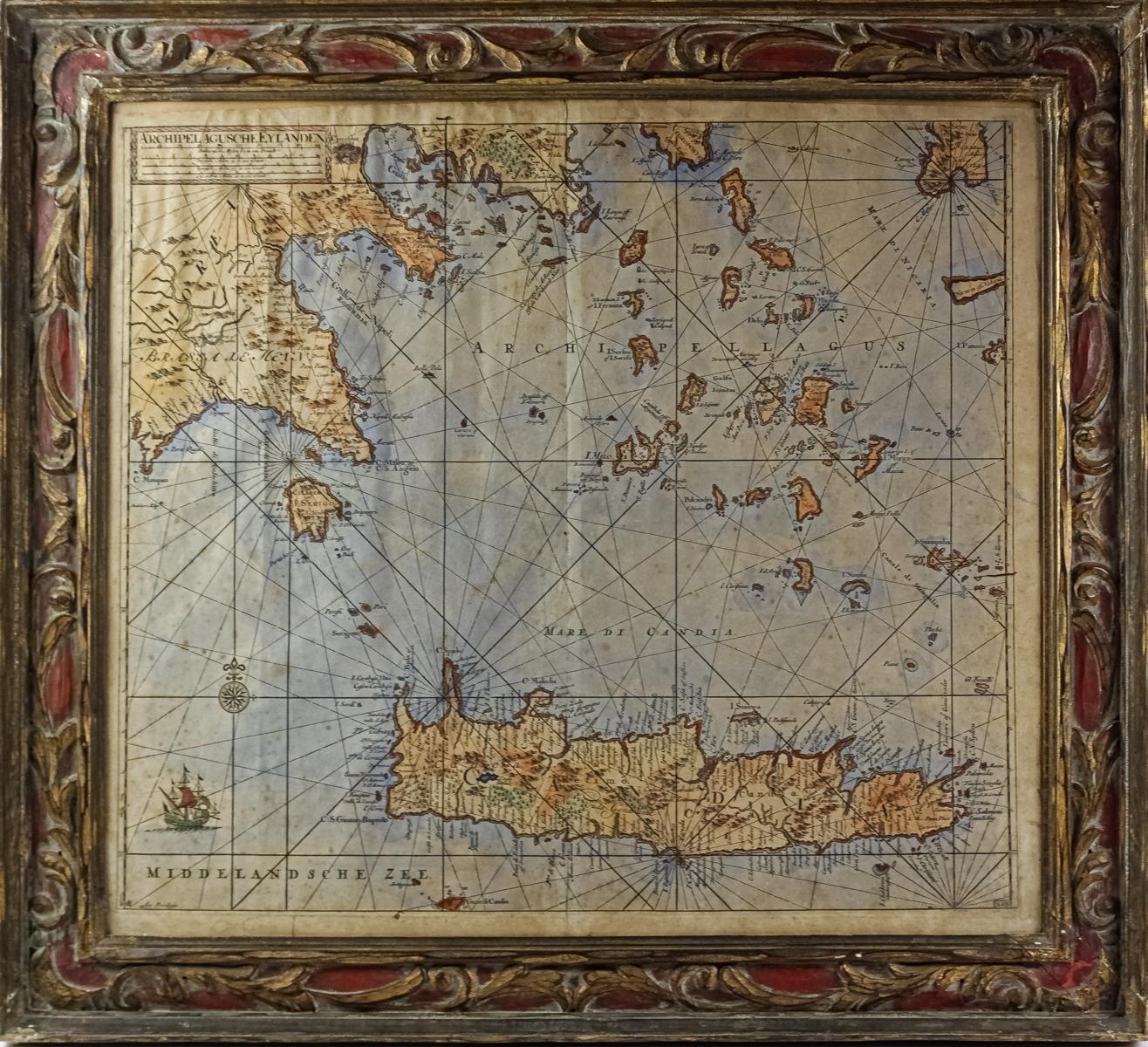 MAPA A COLOR ENMARCADO