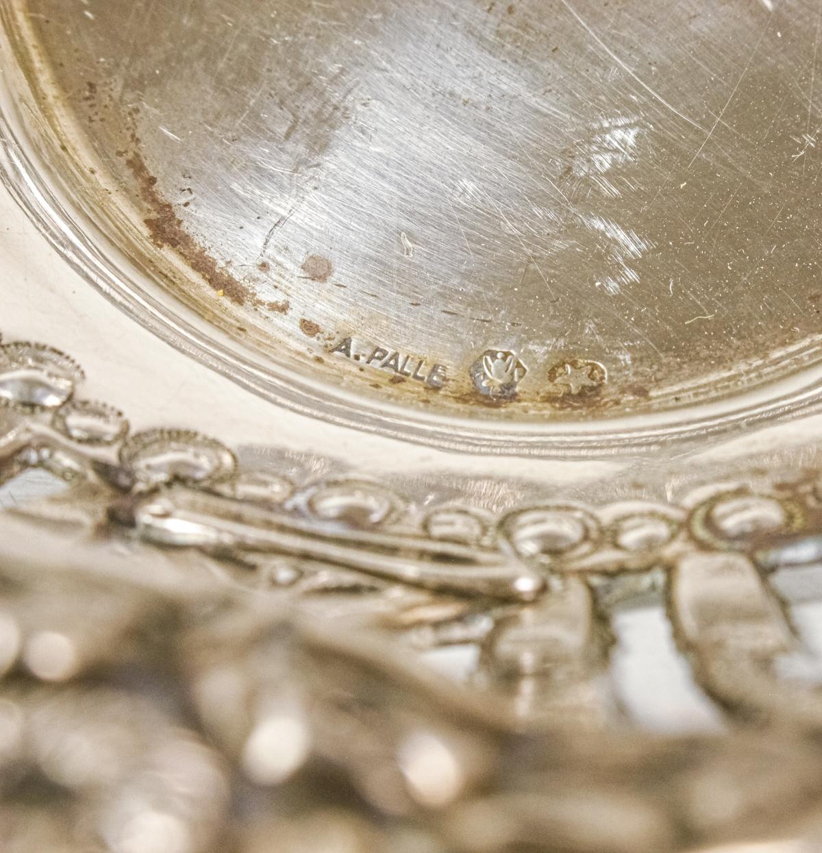 CENTRO DE MESA EN PLATA DEL PRIMER TERCIO DEL S.XX