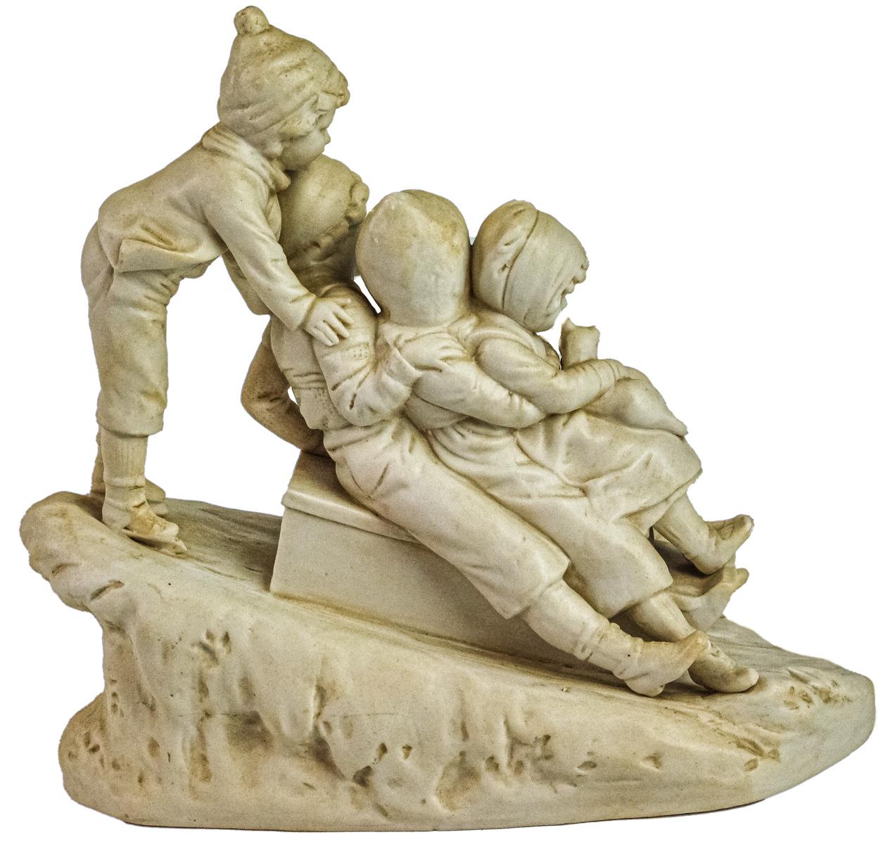 GRUPO DE BISCUIT "NIÑOS CON TRINEO"