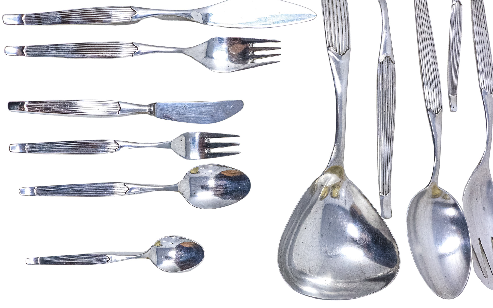 CUBERTERÍA DE PLATA DE LA FIRMA BAGUÉS