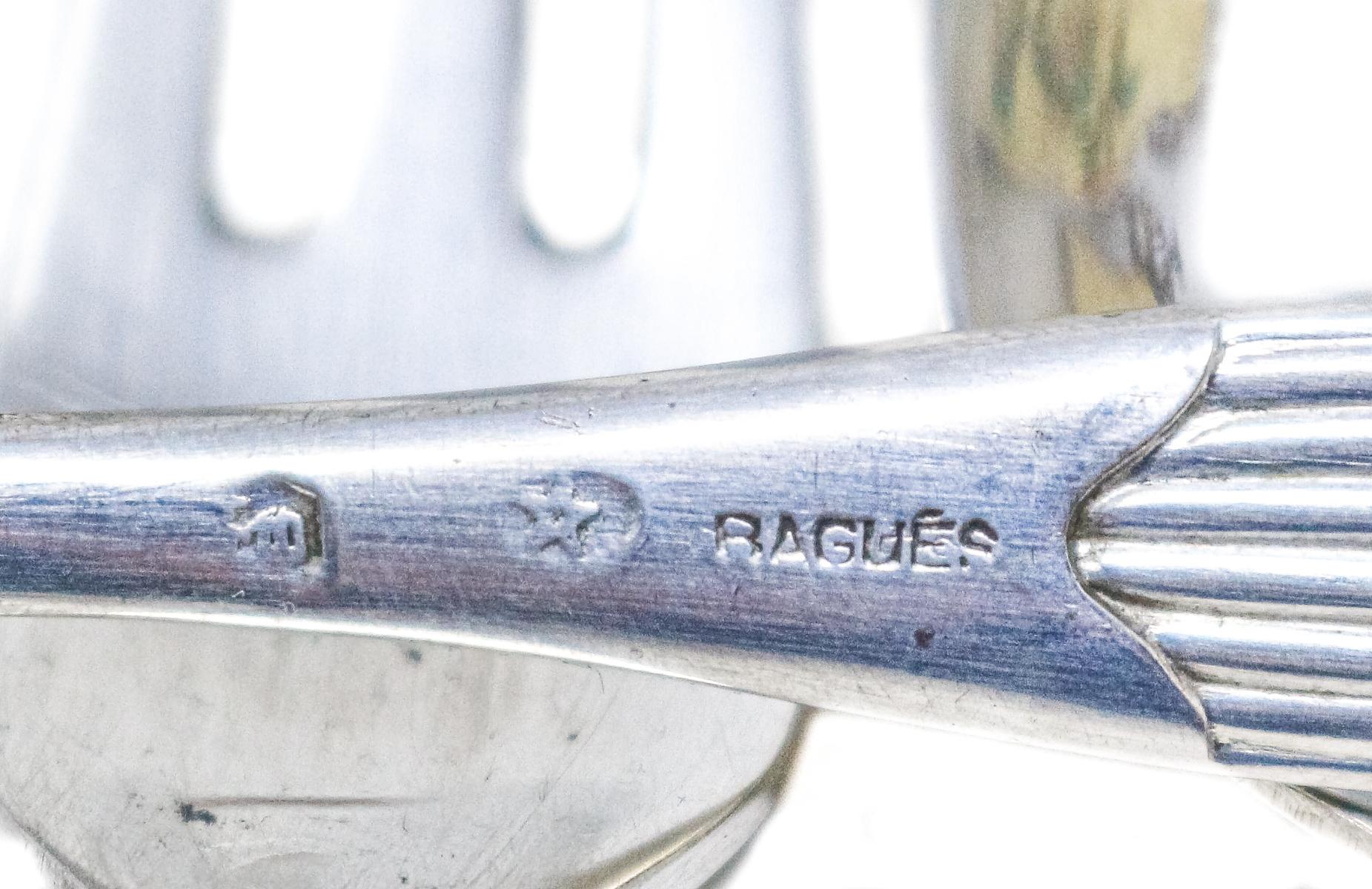 CUBERTERÍA DE PLATA DE LA FIRMA BAGUÉS