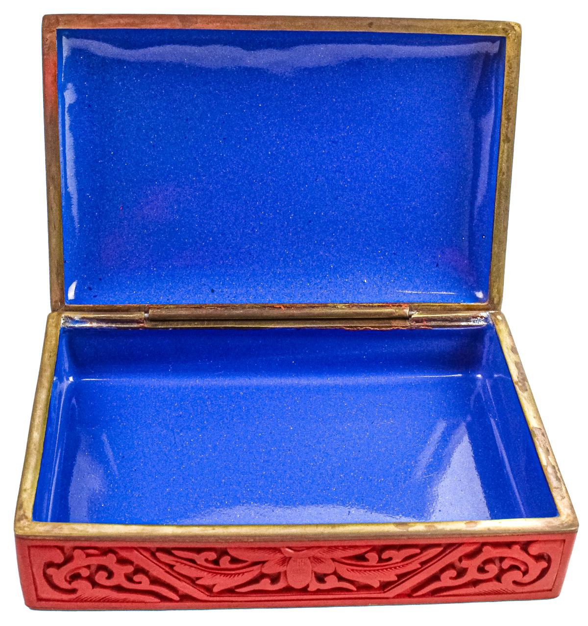 CAJA LACADA CHINA, DE LA PRIMER MITAD DEL S.XX