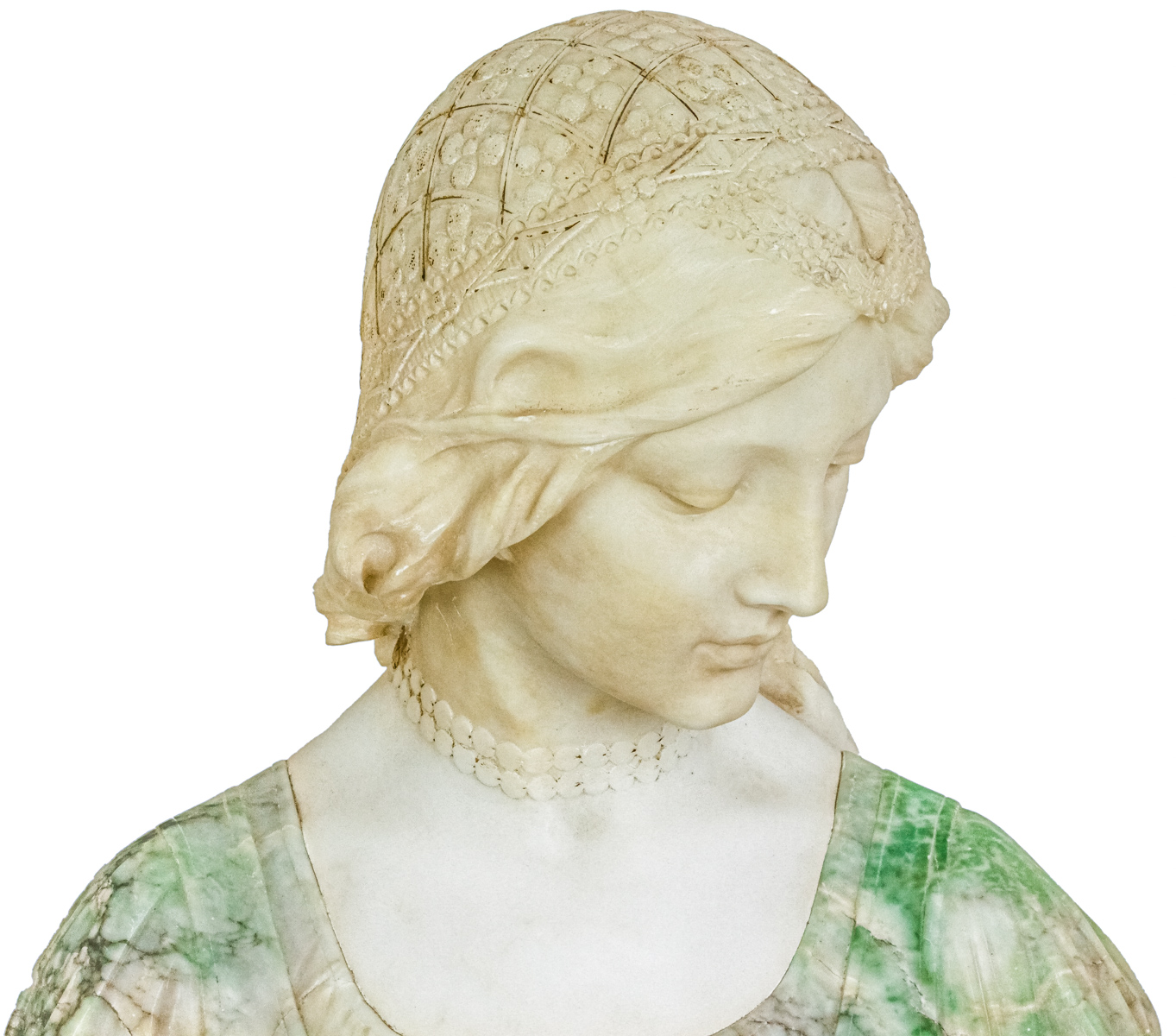 BUSTO EN MÁRMOL DE PRINCIPIOS DEL S.XX