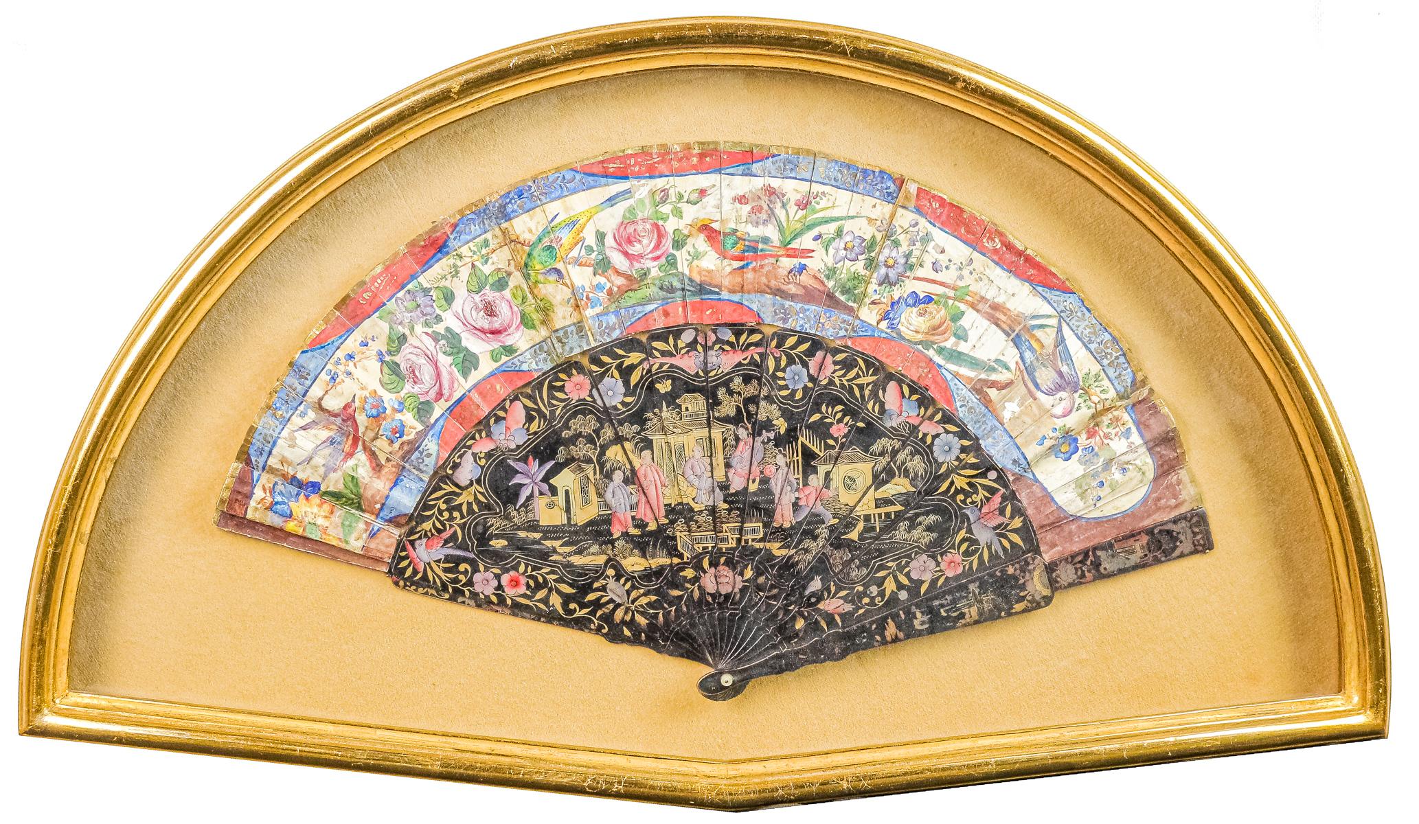 ABANICO ORIENTAL DE FINALES DEL S.XIX