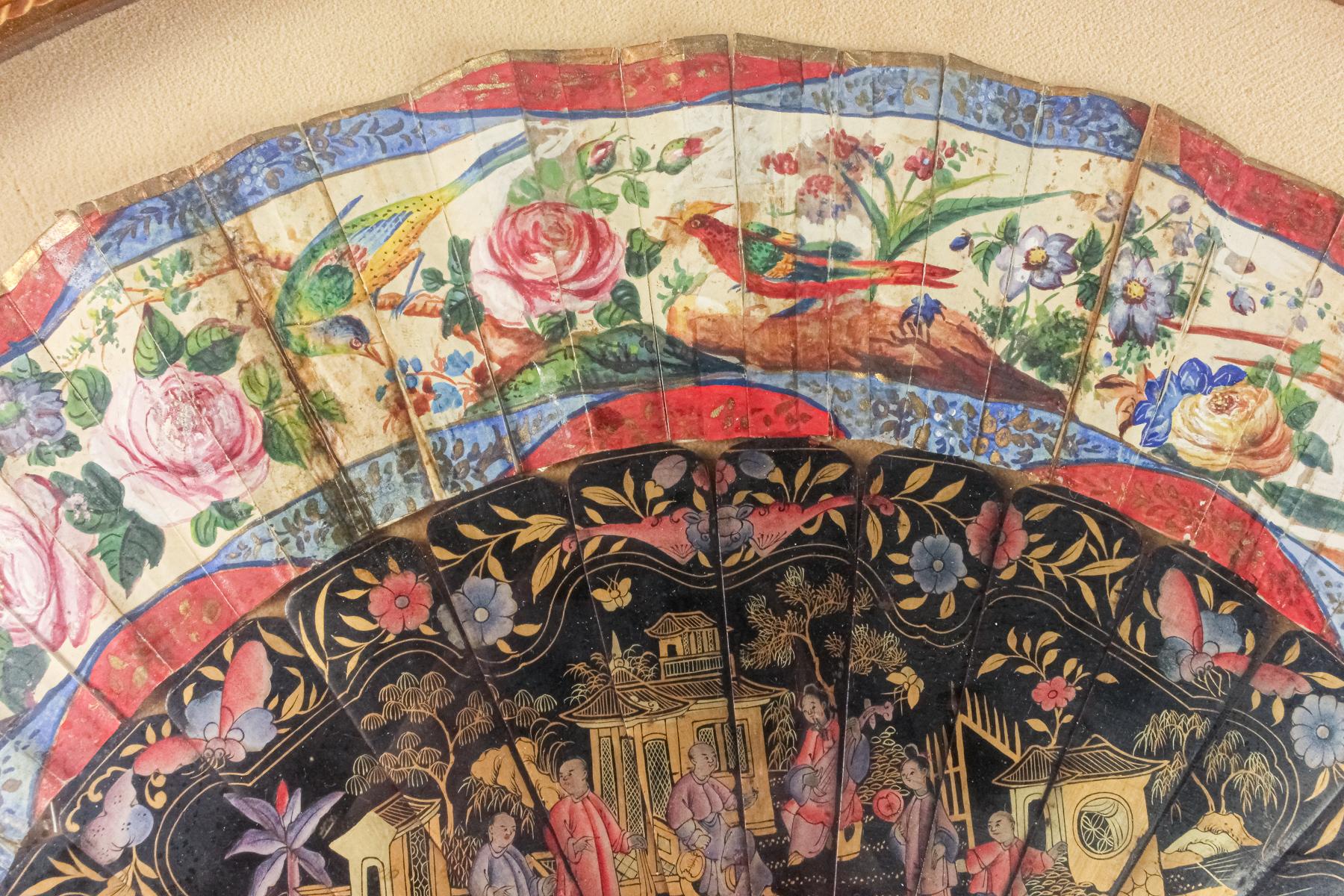 ABANICO ORIENTAL DE FINALES DEL S.XIX