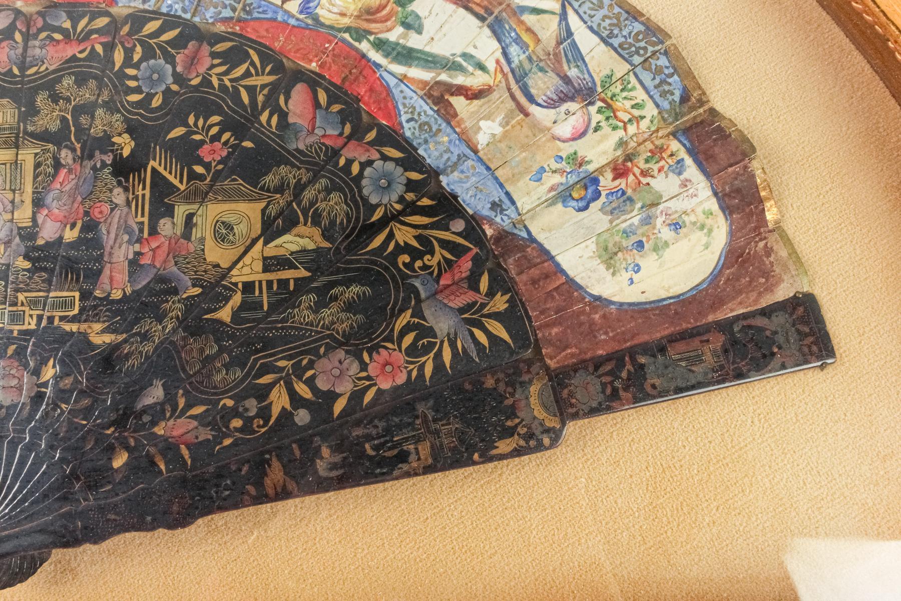 ABANICO ORIENTAL DE FINALES DEL S.XIX