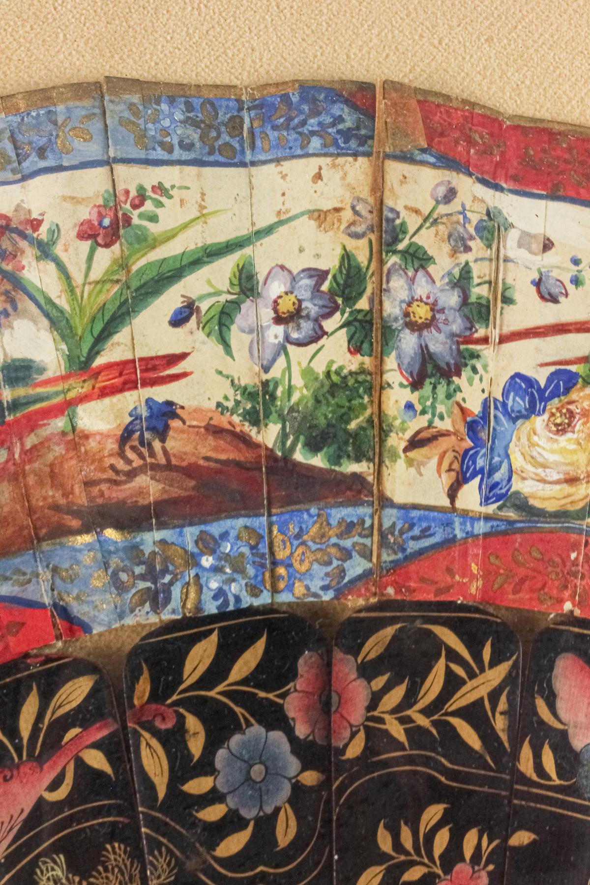 ABANICO ORIENTAL DE FINALES DEL S.XIX