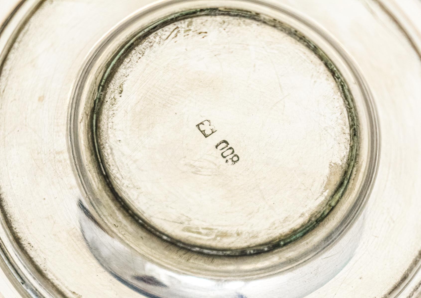 JUEGO DE CAFÉ DE PLATA DEL PRIMER TERCIO DE S. XX
