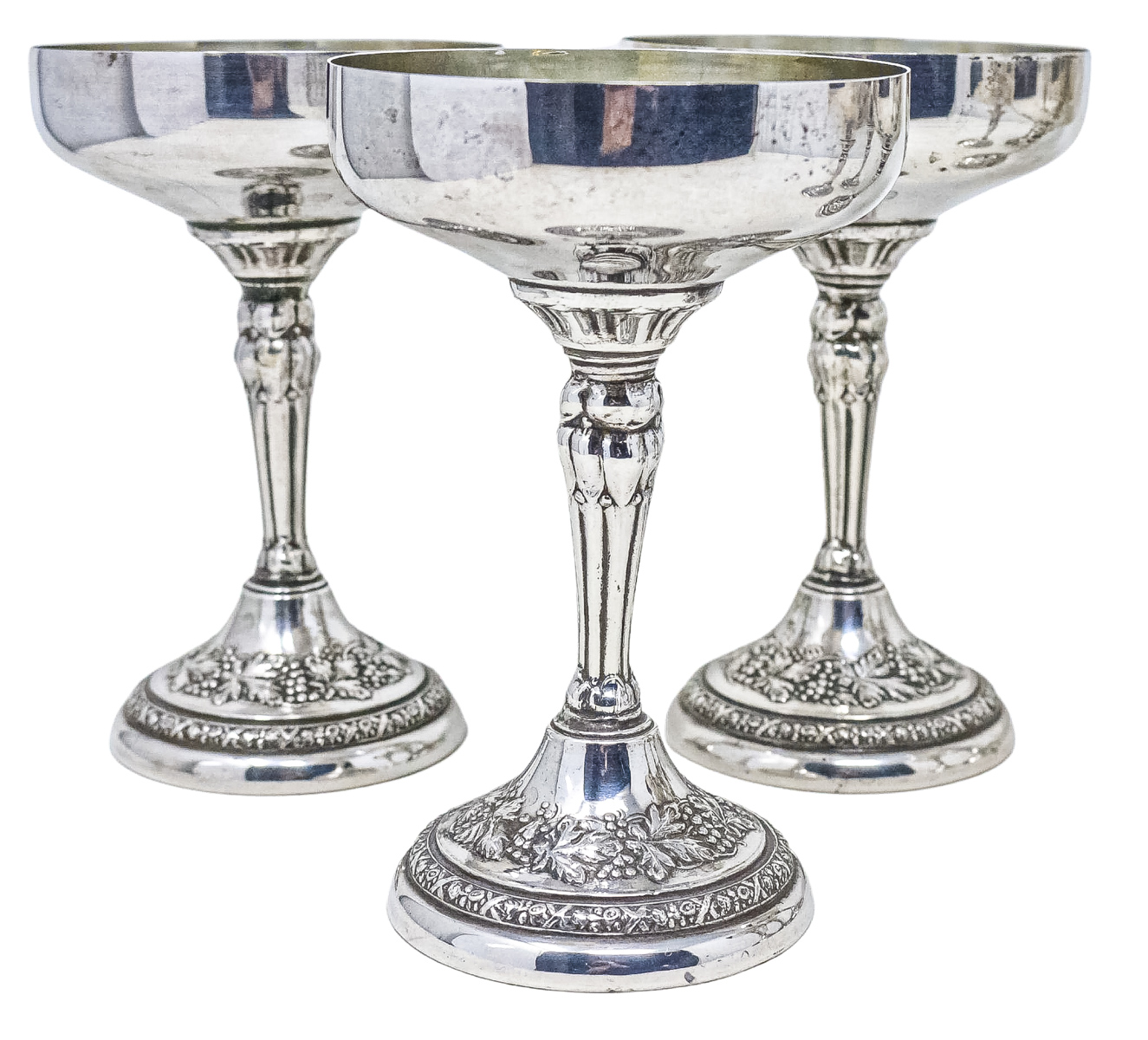 SEIS COPAS DE PLATA DE MEDIADOS DEL S.XX