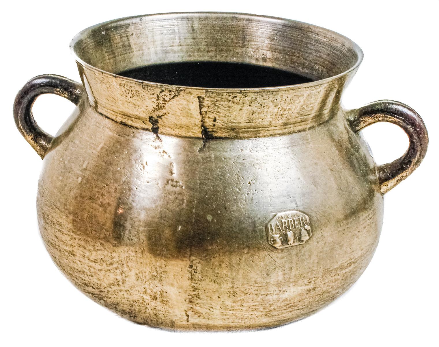 GRAN OLLA EN BRONCE CIRCA 1800
