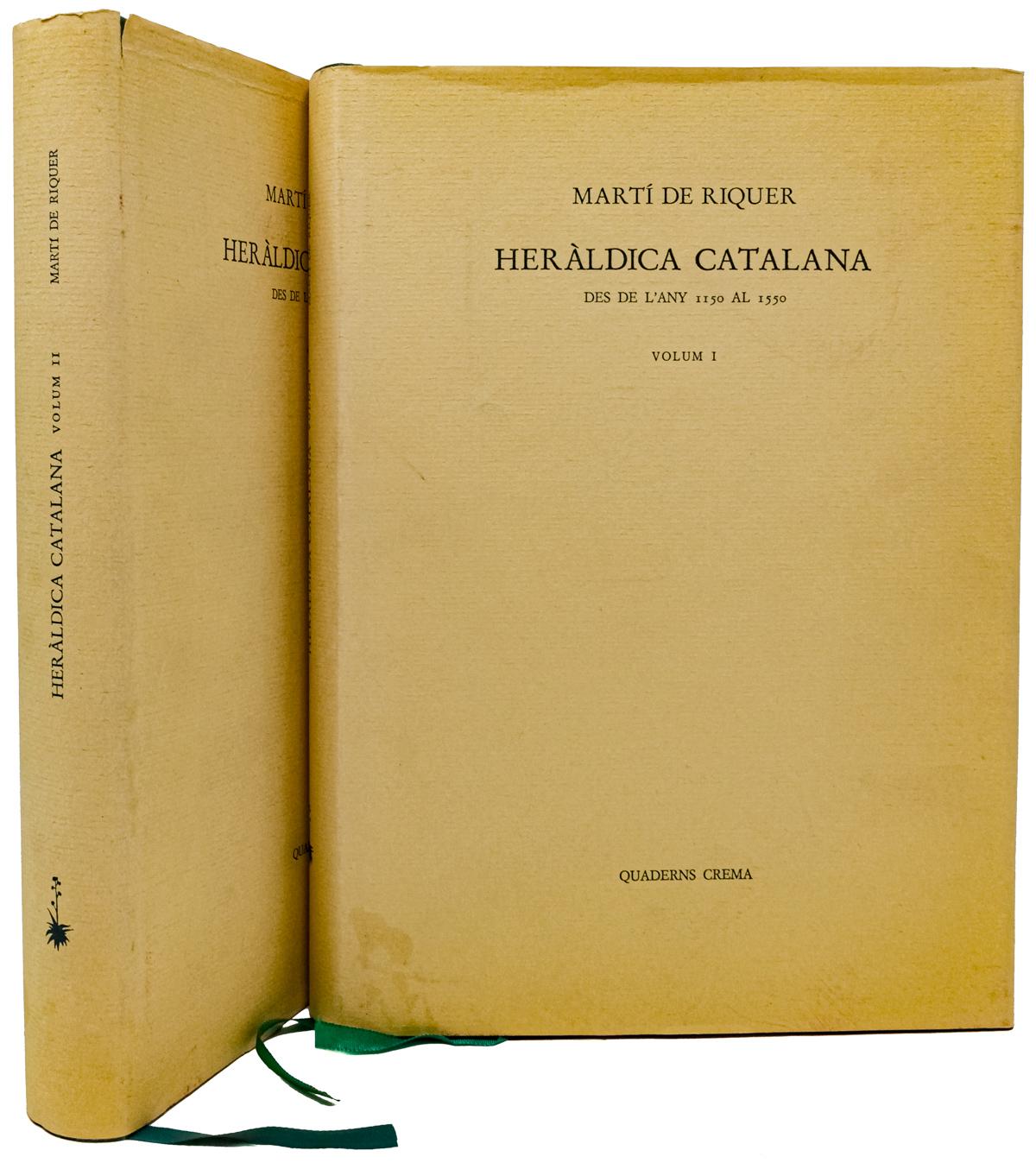 "HERÁLDICA CATALANA DES DE L&#39;ANY 1.150 AL 1.550"