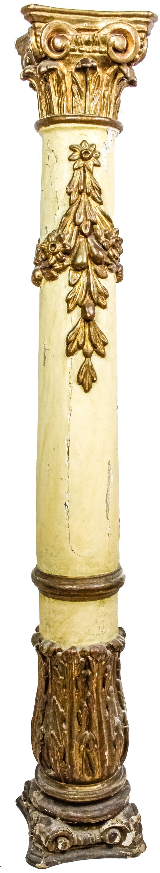 COLUMNA DECORATIVA DEL PRIMER CUARTO DE SIGLO XX