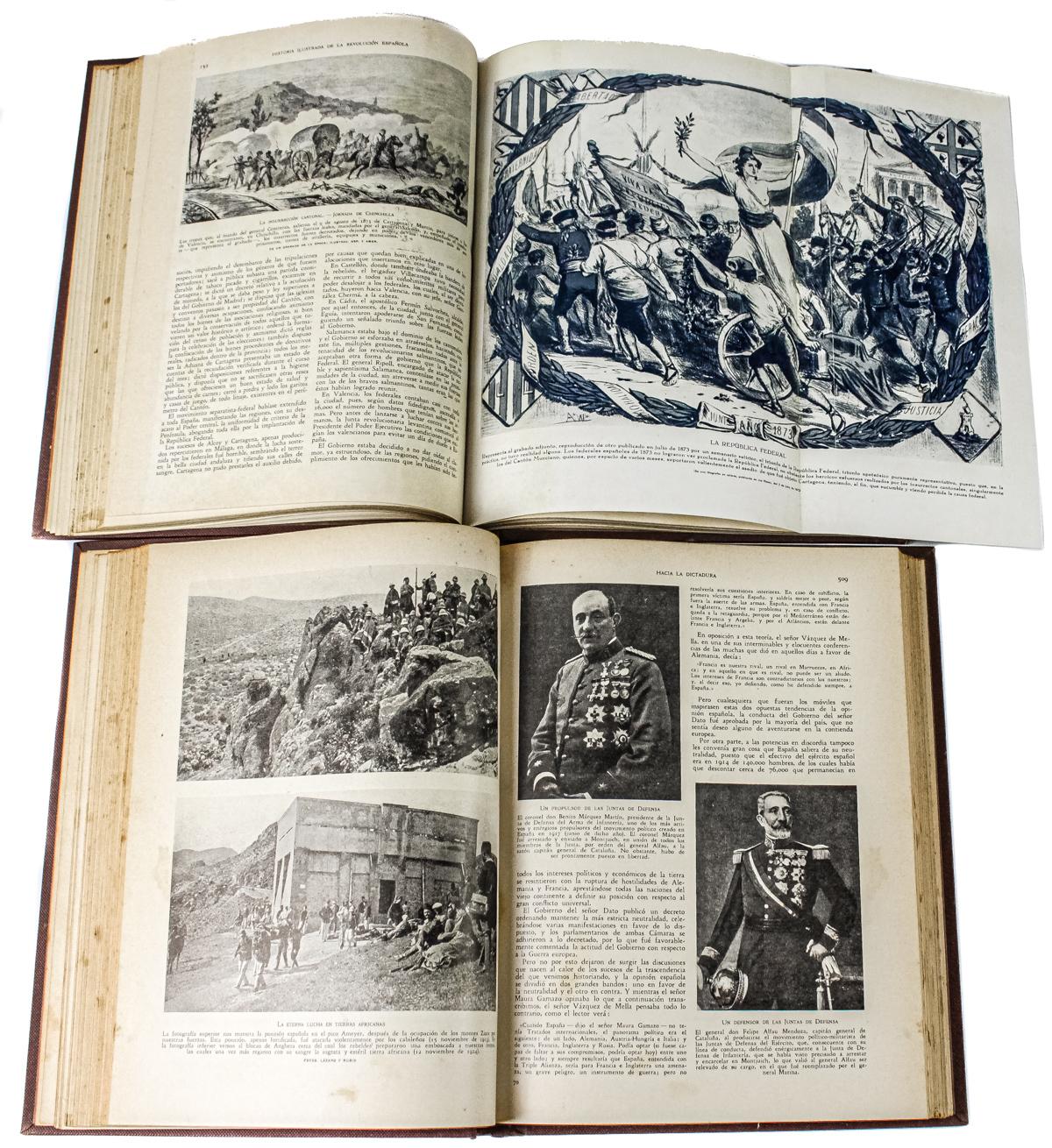 "HISTORIA ILUSTRADA DE LA REVOLUCIÓN ESPAÑOLA 1870-1931"