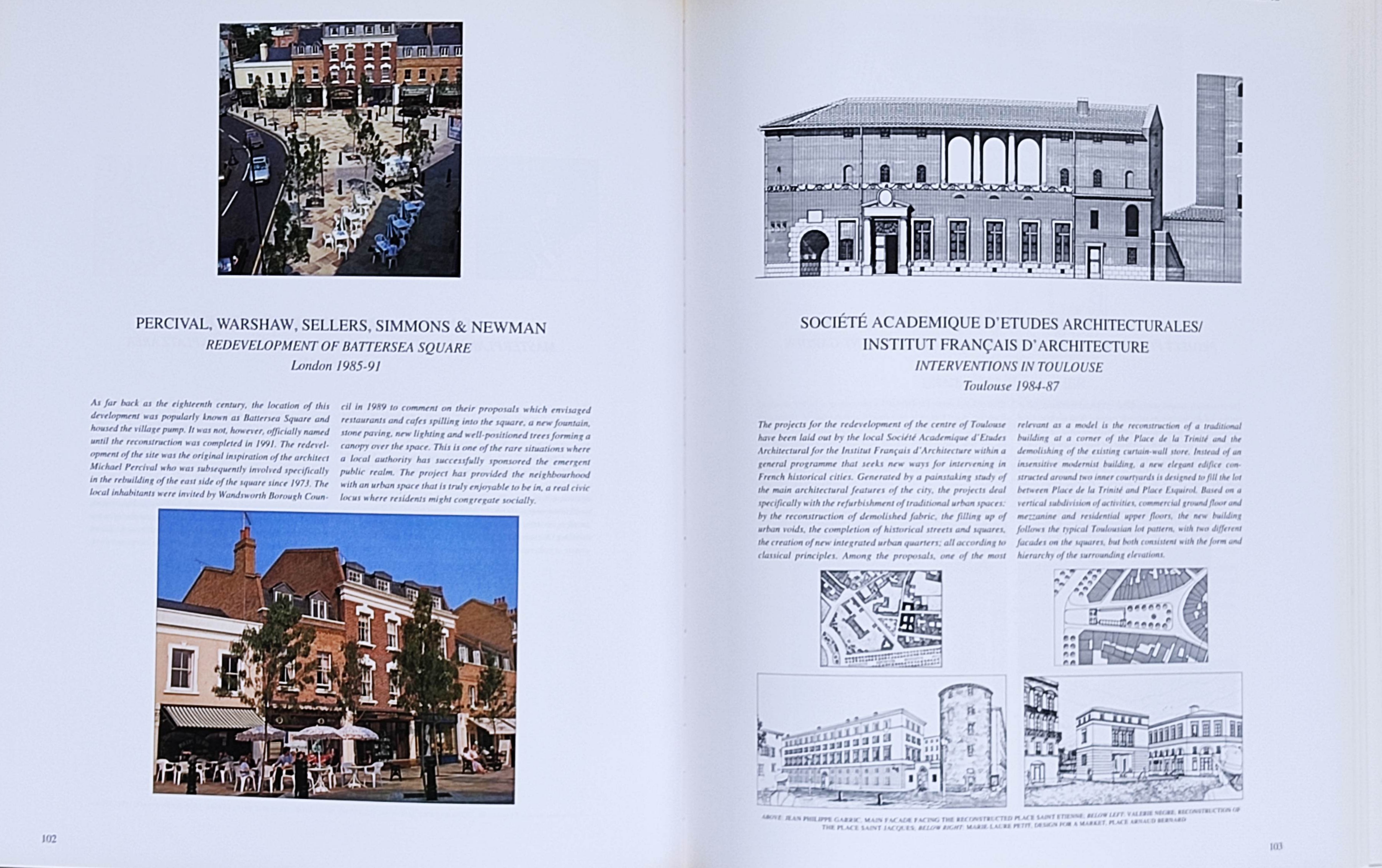 BUILDING CLASSICAL:  A VISION OF EUROPE AND AMERICA.  ...