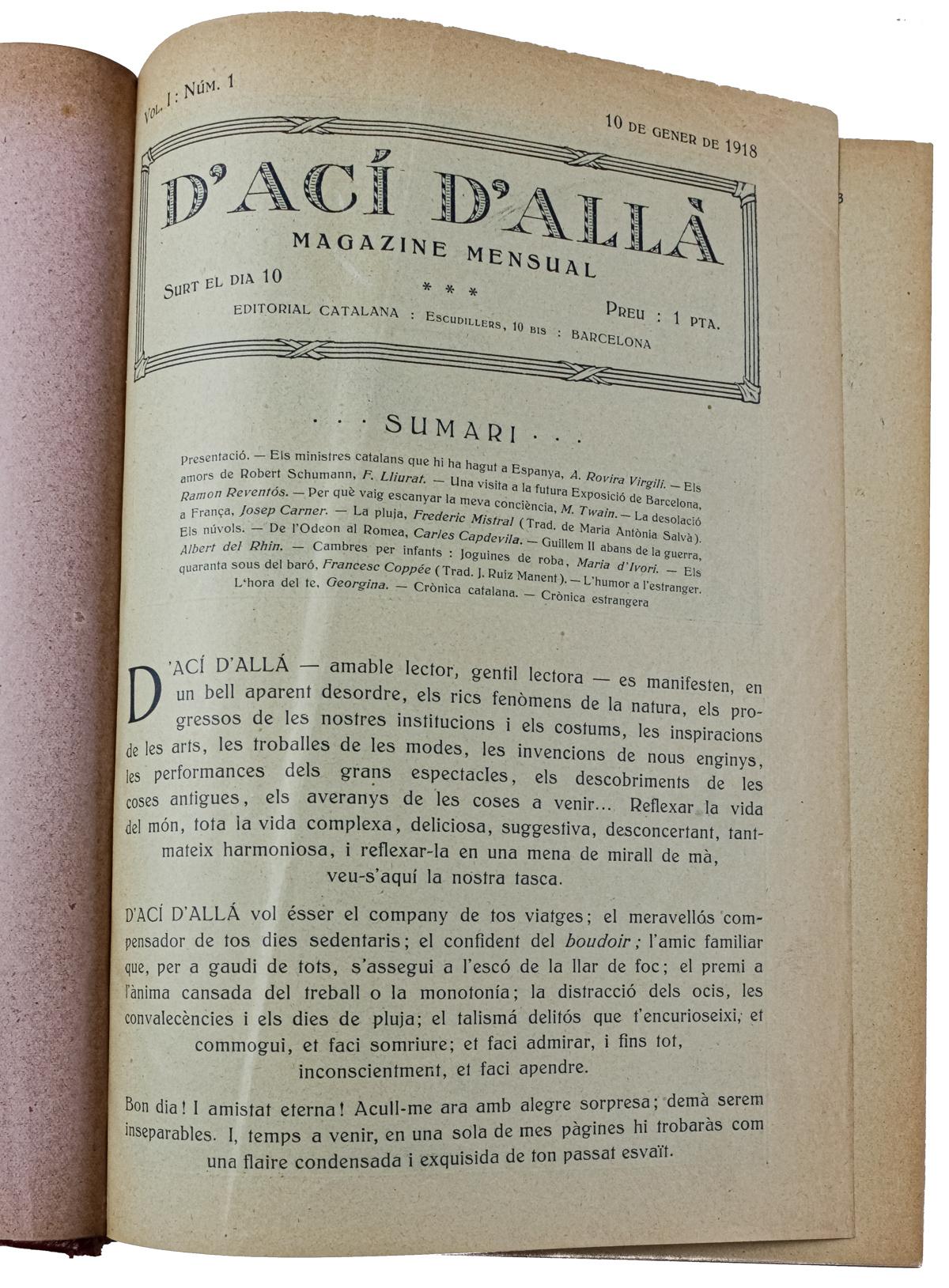 "D&#39;ACÍ D&#39;ALLÀ"
