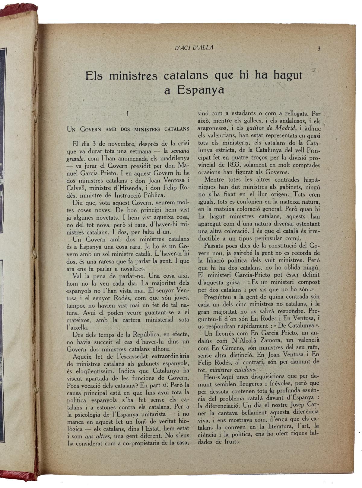 "D&#39;ACÍ D&#39;ALLÀ"