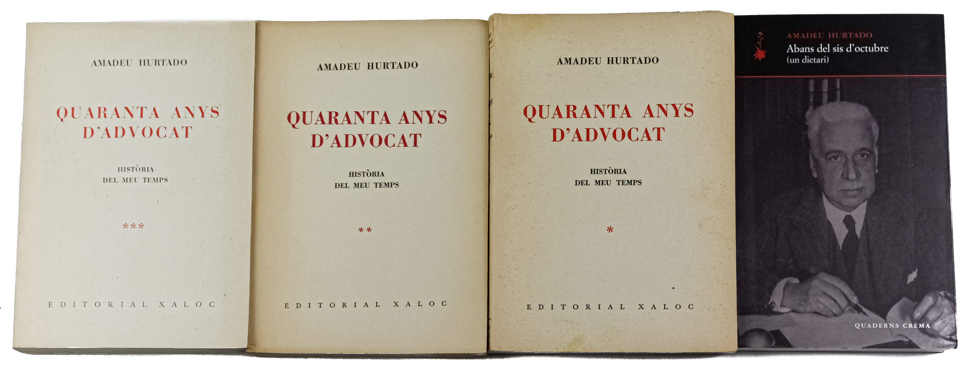 "QUARANTA ANYS D&#39;ADVOCAT, HISTÒRIA DEL MEU TEMPS"