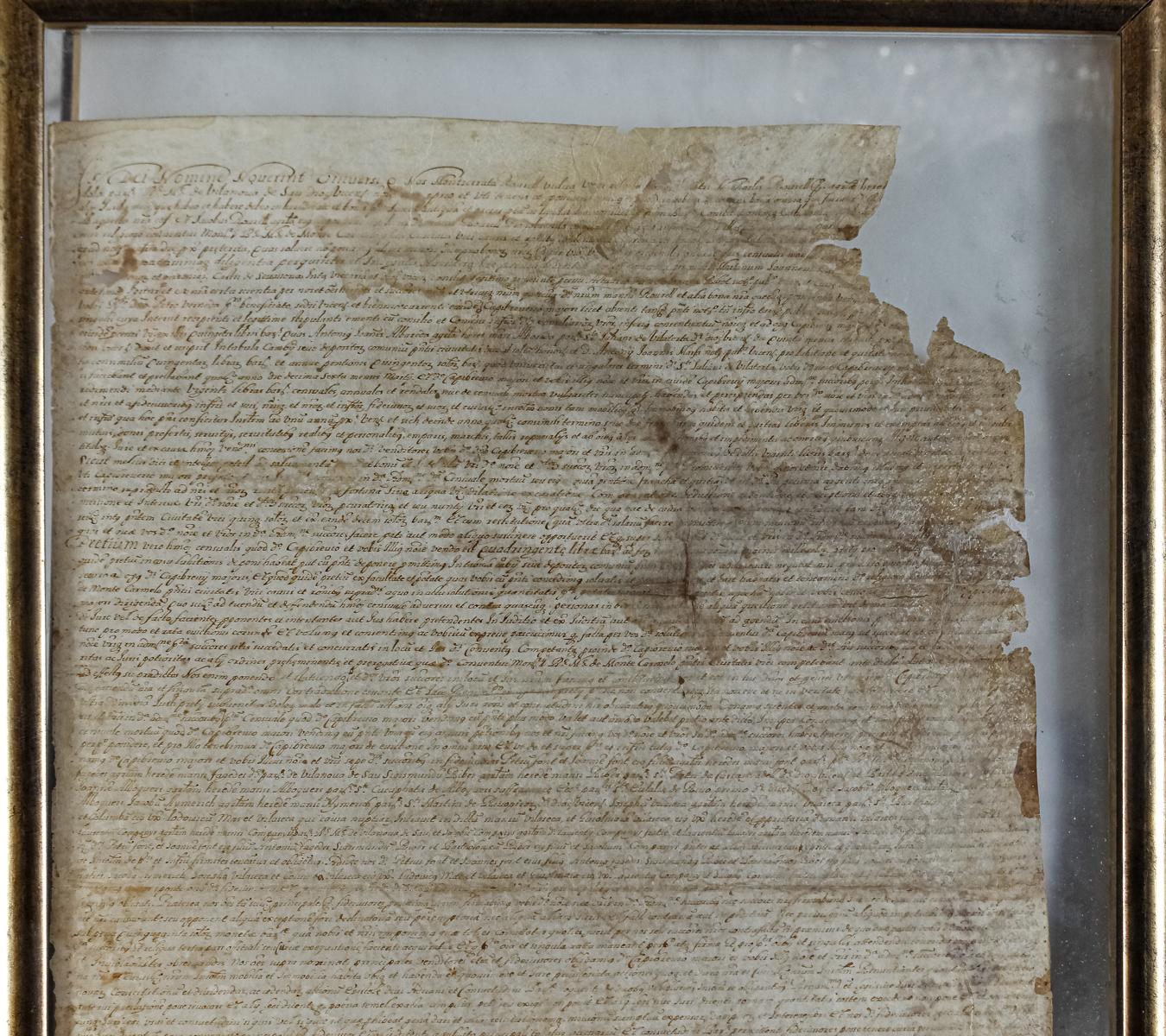 DOCUMENTO MANUSCRITO DE PRINCIPIOS DE SIGLO XVII