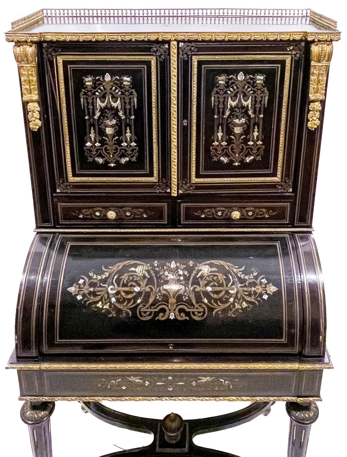 MUEBLE SECRETER NAPOLEÓN III SIGLO XIX