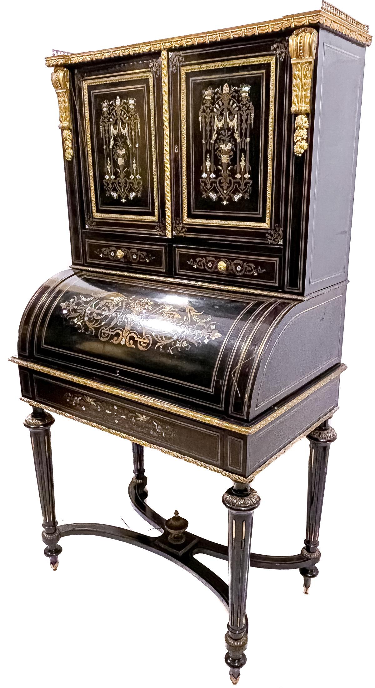 MUEBLE SECRETER NAPOLEÓN III SIGLO XIX