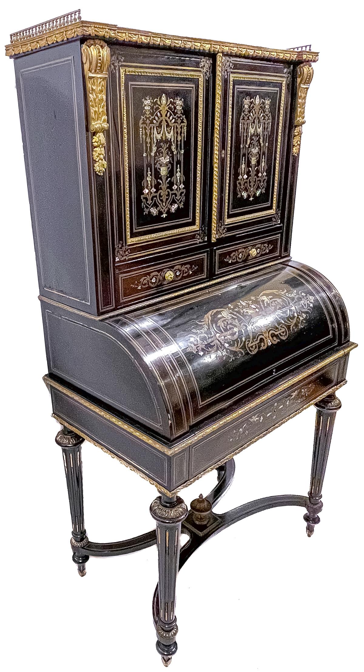 MUEBLE SECRETER NAPOLEÓN III SIGLO XIX