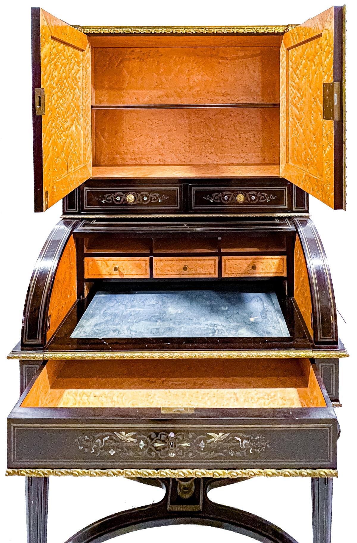 MUEBLE SECRETER NAPOLEÓN III SIGLO XIX