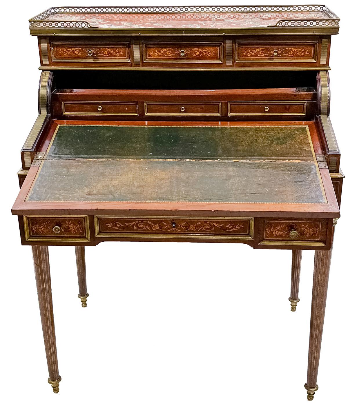 MUEBLE ESCRITORIO FRANCÉS NAPOLEÓN III 