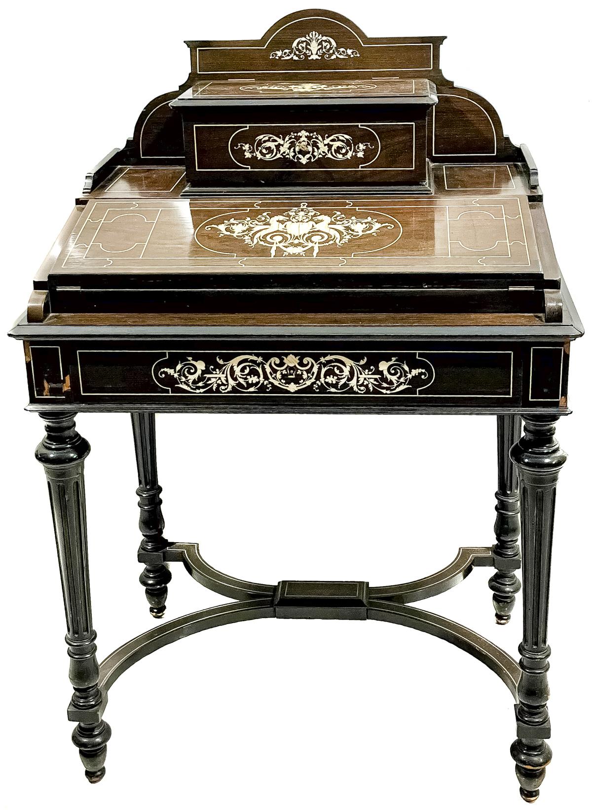 MUEBLE ESCRTORIO FRANCÉS NAPOLEÓN III