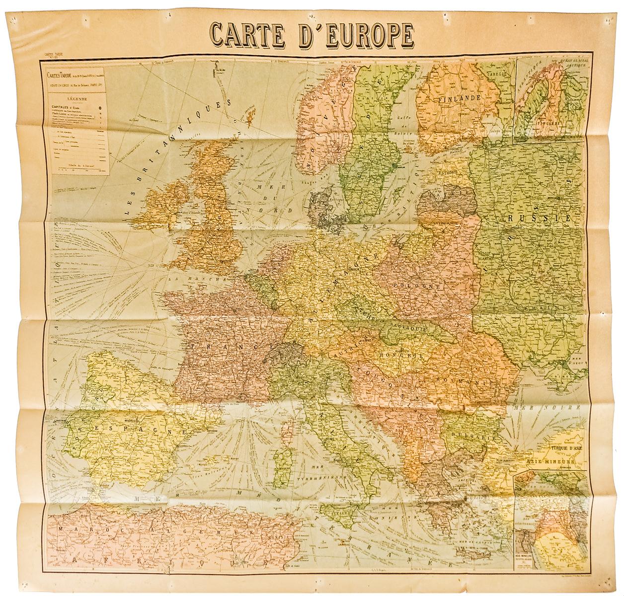 "GRANDE CARTE DE L&#39;EUROPE"