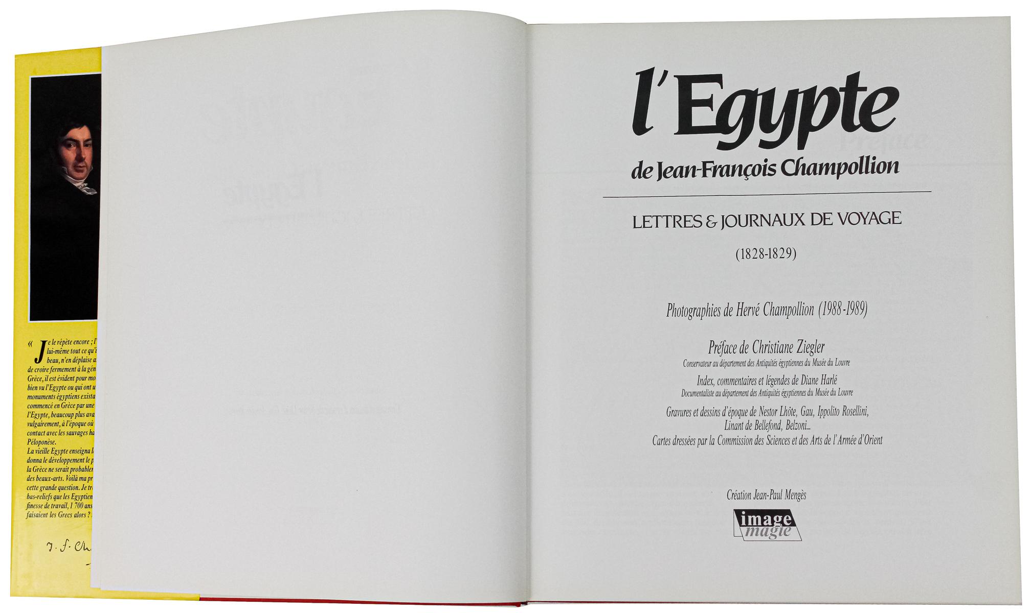 "L&#39;EGYPTE-LETRES & JORNAUX DE VOYAGE (1828-1829)"