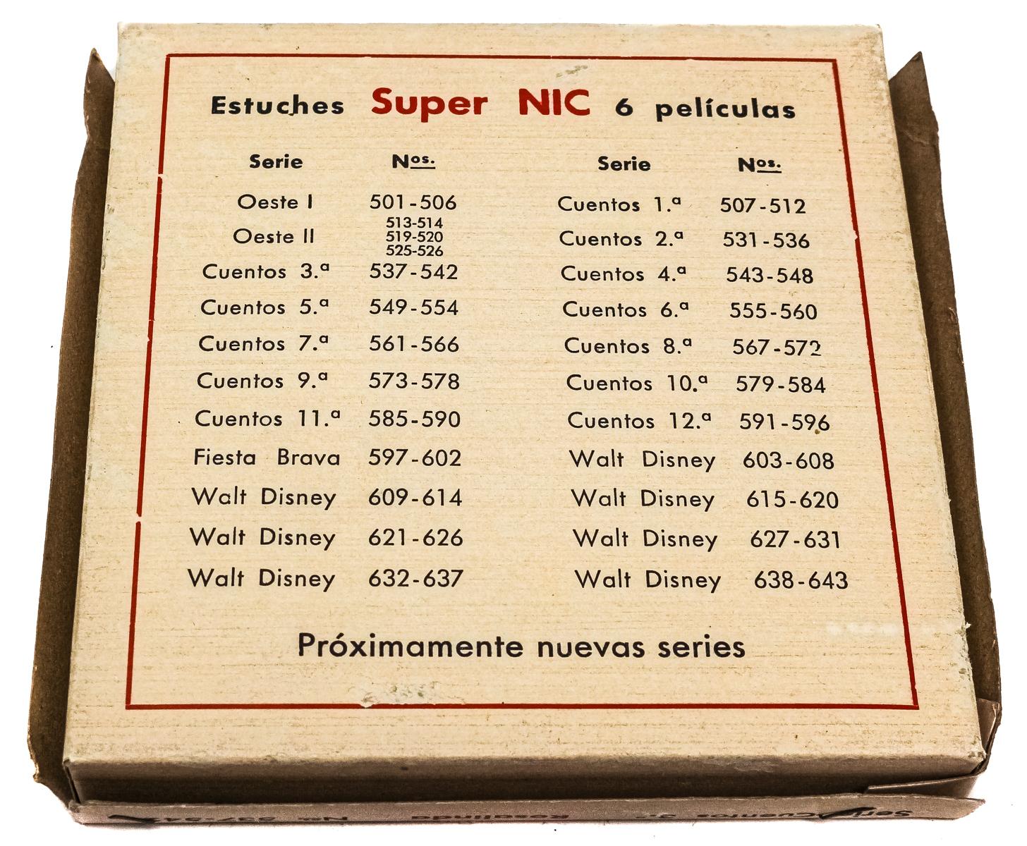 PROYECTOR DE CINE NIC, AÑOS 30-40 