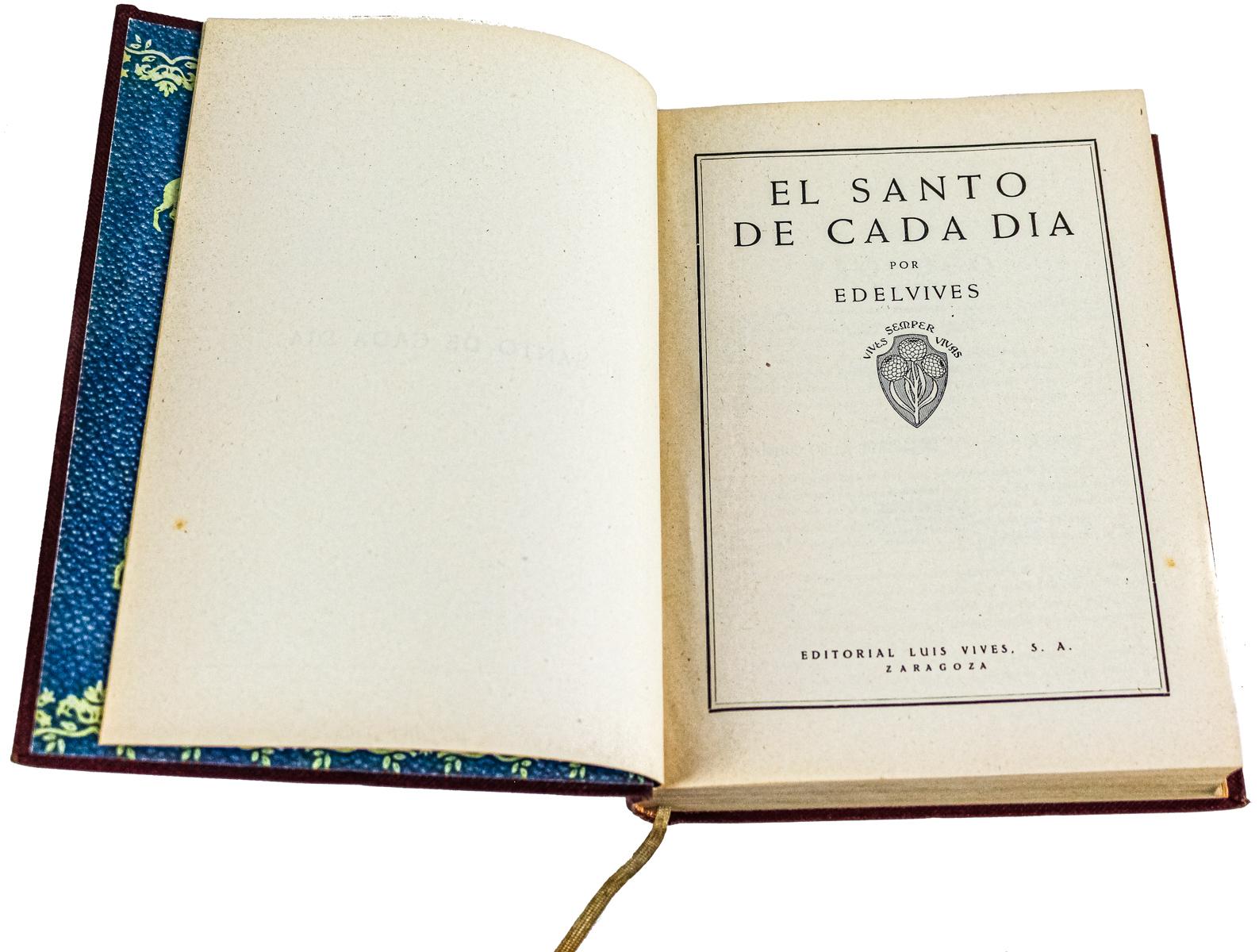 SEIS LIBROS "EL SANTO DE CADA DIA"