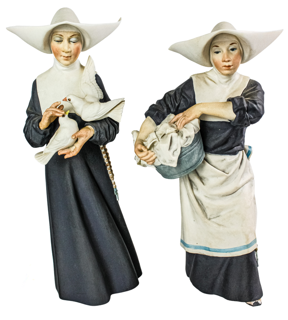 SEIS MONJAS DE PORCELANA ALGORA 